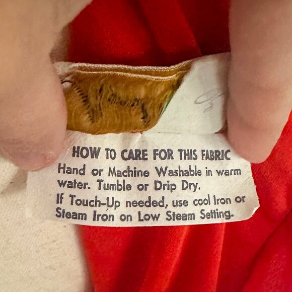 Vintage 1970s Ayres Unlimited Red Maxi Dress | Greek Goddess | Size 10 - Picture 15 of 16